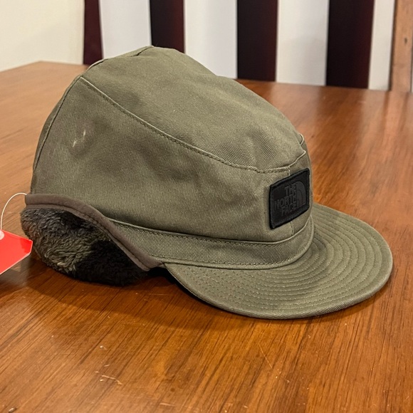 The North Face Other - The North Face Fuzzy Fudd DEFECT Earflap Hunting Hat Cap Boys Youth Medium